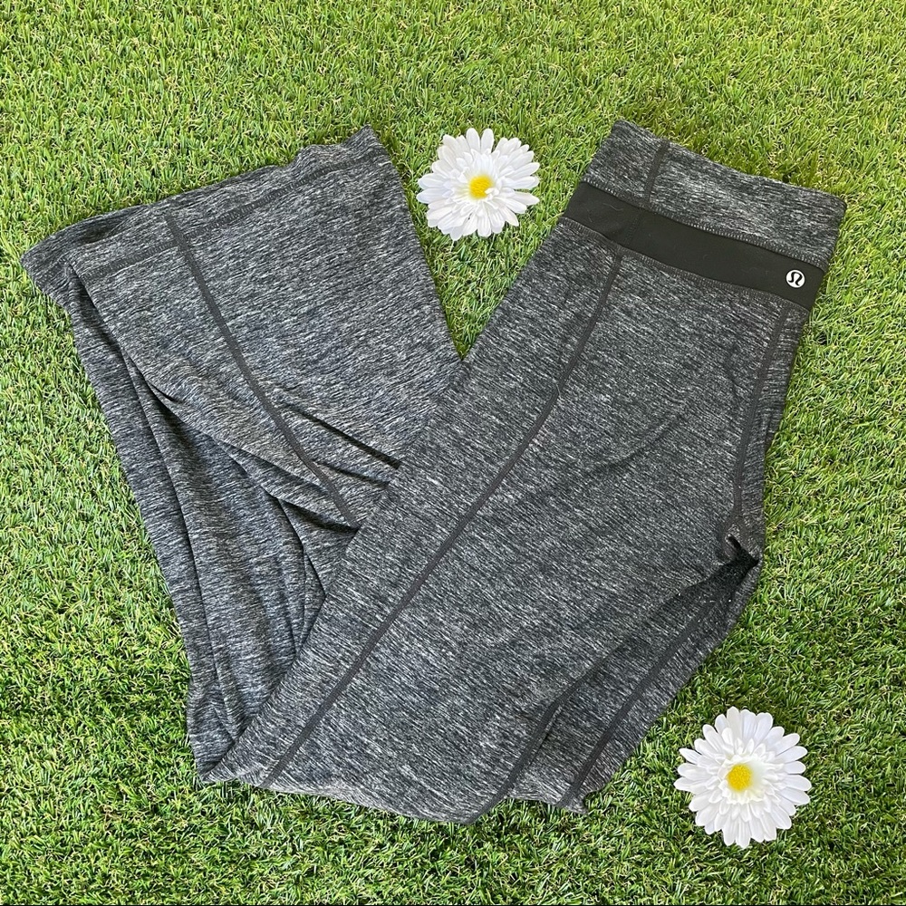 lululemon athletica Gray Marled Leggings
